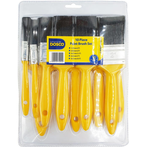 10 PIECE PAINTBRUSH SET  ~